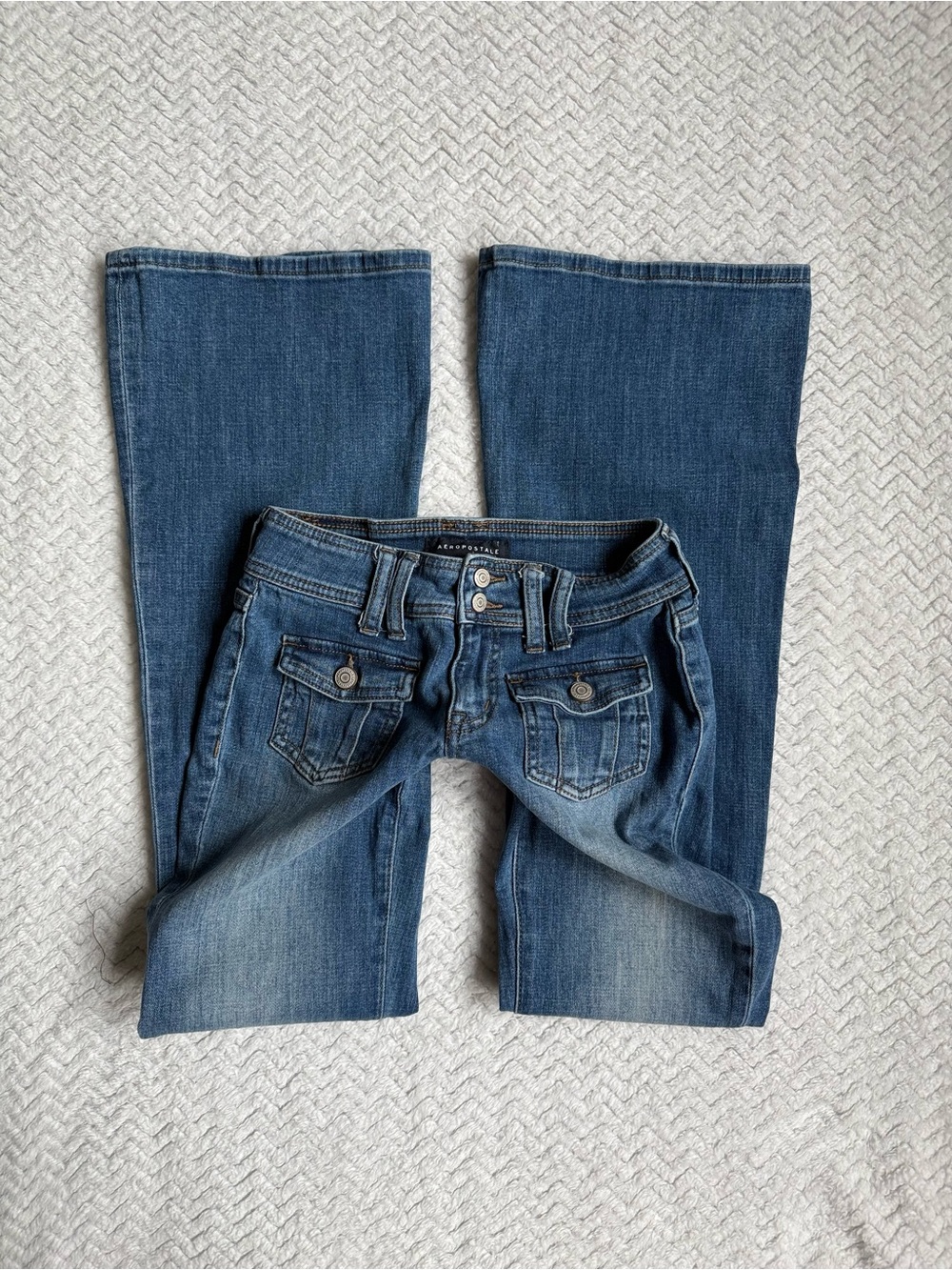 Y2K 2000s Low Rise Flare Jeans Size 00